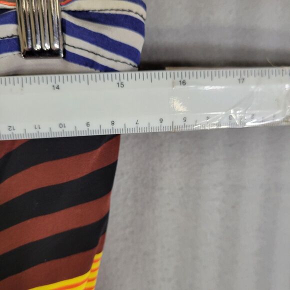 Plenty by Tracy Reese Silk Sundress Size 2 Rainbow Striped Strapless Colorful - Picture 6 of 13
